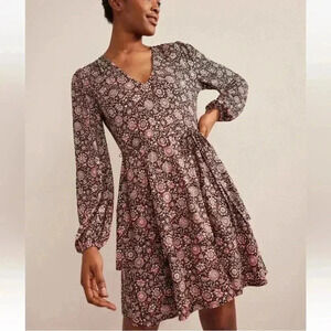 Boden Tiered Mini Jersey Dress size us 6P